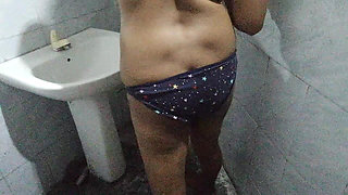 Step Mother's Sexy Dress Makes Step Son Take His Dick Out