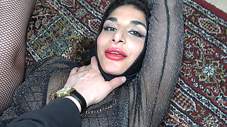 My Hijabi Big Ass Stepsister's Home Workout Turned Me on and She Let Me Fuck Her Pussy