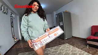 My Stepsister Bought a New Dildo but Wanted to Try My Penis so She Had the Fantasy of Double Penetration