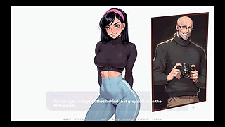 My New Girlfriend [ Taboo Hentai Game ] Ep.34 My GF Do a Sexy Secretary Role Play Photoshoot with a Stranger!