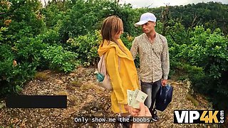 Vip4k. got her a cute suggest and fucked her in the woods
