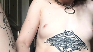 Small titted Briana toying herself poolside