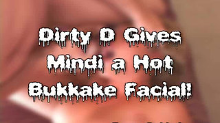 Chubby Blonde Facials Sperm Blast Bukkake Booty Bitch!
