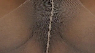 Wet Sex in Pantyhose and Rubber Boots