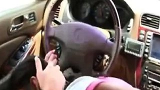 Car Webcam Fun with Pussy-Loving Lesbians