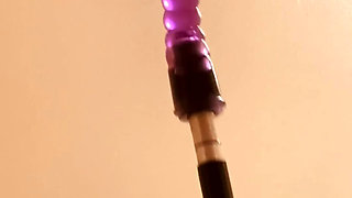 First Time Anal with Sex Machine!