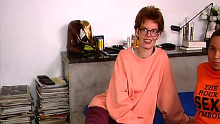 Two Lesbian German Babes Got Caught Licking and Kissing Before Getting Fucked