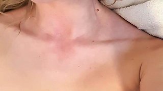 Small tit girl Georgia Jones masturbating in panties