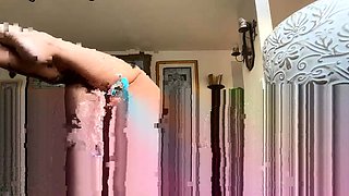 Mature amateur solo toying