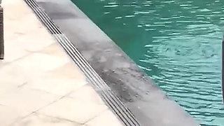 He Discreetly Cums in Her Ass While She Squirts
