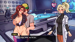 Doctor Angela gives him an unforgettable blowjob in Erosland