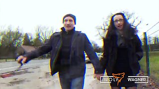Jason Steel Pounds Stella Star Doggy Outdoors with Cum Swallow