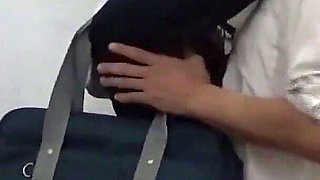 College Girls: Footage of Sex in the Restroom 3-4