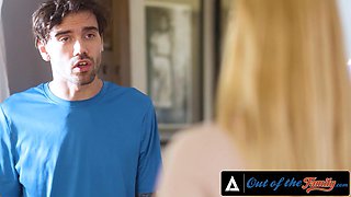 Big Tits Blonde Stepmom Instructs Virgin Stepson Fuck