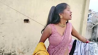 Indian StepMom Shares Bed With Couple While StepSister Hides Under - First Time Homemade Anal & Pussy Licking