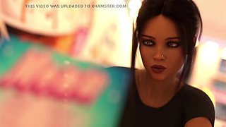 Lesbian Pizza Delivery Sex with Big Tits Stepmom & Stepsister Outdoor Public Fuck