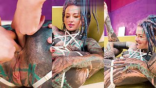 Tattooed Alt Girls Go Wild with Massive Toys