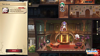 Hotel Tales Gameplay Part 3 - Helping Nikki Sort the Suitcases and Bathe Griselda the Huntress