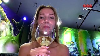 Alexis Crystal and Lia Louise Fist Gaping Pussies to Squirting Outdoors
