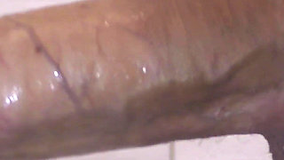 Ebony Slut Sucks White Cock and Swallows Hot Jizz