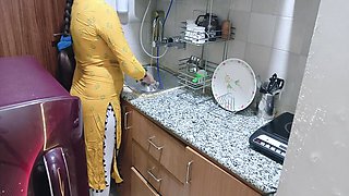 I Find My Horny Stepmom In The Kitchen - Porn In Hindi