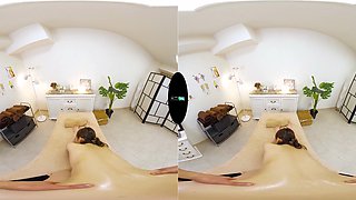 Japanese Darling Craves Intimate VR Massage Bliss