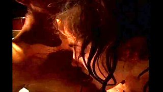 Chipy Marlow Lesbian French Babes Scissoring in Bathroom