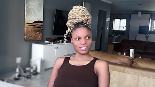 This EBONY TEEN said she was camera shy