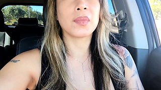 Sexy teen babes outdoor teasing