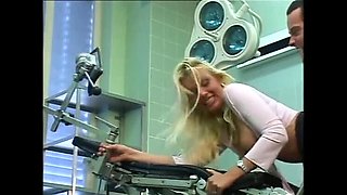 Young Blonde with Big Tits Fucked Hard by Doctor - Cumshot on Ass