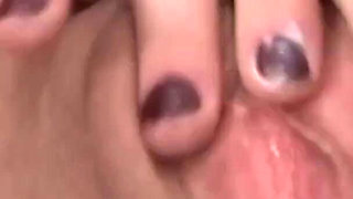 She Masturbates at the Casting with Her Hands and Dildo