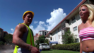 Giant big cock for the little slut