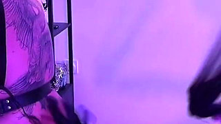 Inanna Justice Gags and Disciplines Femme Sub on St. Andrew's Cross with Floger and Whip - Complete Lesbian Domination Part 3
