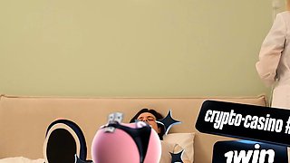 Sexy nurse allows patient to cum inside her taut pussy.