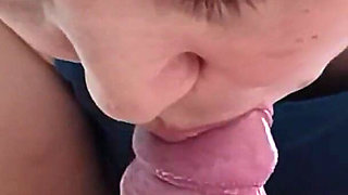 Korean Woman Loves Sucking Cock and When Her Mouth Is Full of Cum