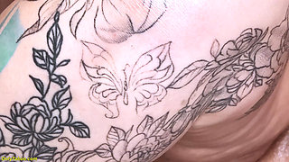 Extreme Fat GILF Gets Interracial DP Fist Fucked