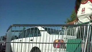 Stockinged Legs Worship and Masked Cock Sucking Frenzy