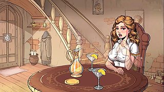 Professor and audience play a naughty strip game with a Harry Potter twist