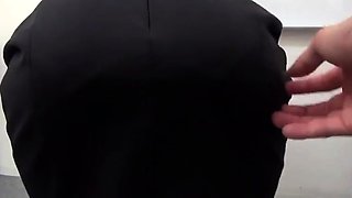 Tiny Japanese babe hardcore spitroasted and she enjoys jizz