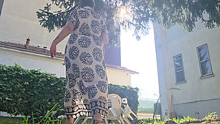 Hot Sun in the Garden Minimal Bikini, Camouflage Sandals and the Desire to Be Looked at