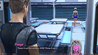 Stranded in Space - Hard Talk with Femdom Military Girl