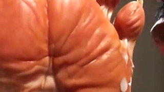 Very Old Granny Feet Oiled & Licked - Intense Sole Worship