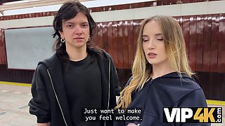 Blonde Polly Yangs Lesbian Bedtime