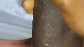 Riding on My Huge Monster Cock on the Bed