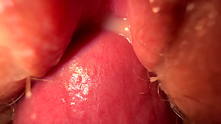 I fucked my boss, dirty pussy and close up cum inside