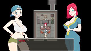 Anime scene with a dildo on the wall, fully uncensored