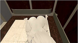 Stuck In The Elevator With A Hot Girl Asmr Vrchat Roleplay - Car Toon