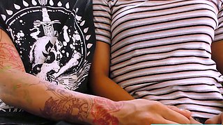 Amateur Thai MILF picked up for a ride