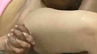Desi Cheating Wife in Red and White Dress