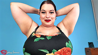 Cumming on Hoa President's MILF Tits - You Cum on Sydney Screams Big Tits After She Gives You a Lipstick Blowjob